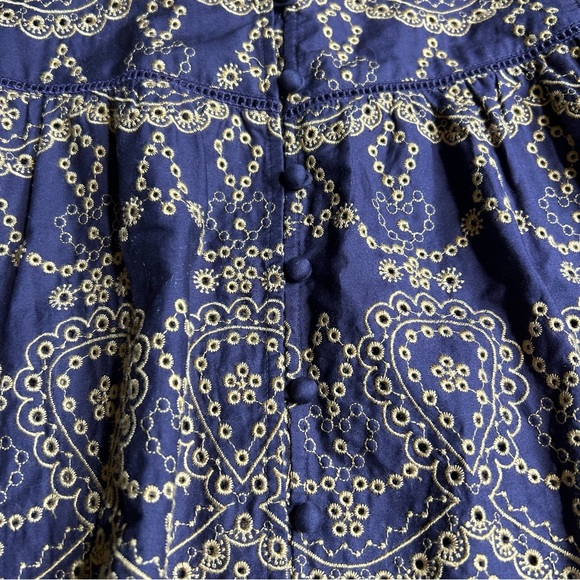 Johnny Was Elora Embroidered Eyelet Long Sleeve Blouse - Picture 9 of 15